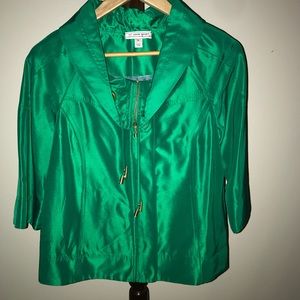 St John Sport full zip short sleeve jacket